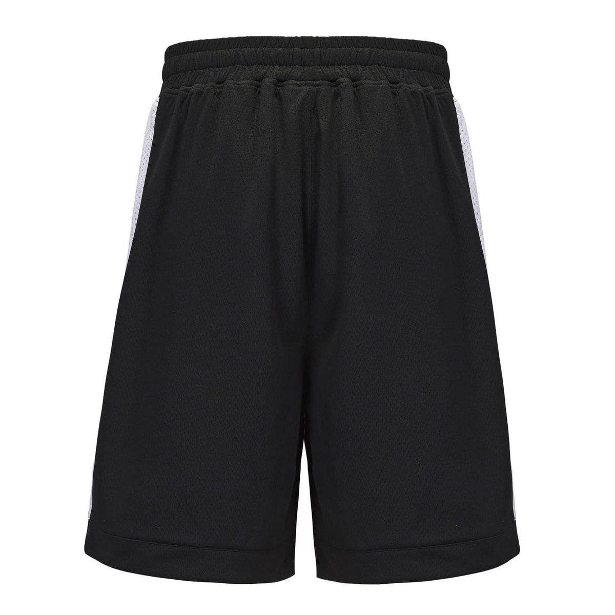 Black-White - Back - Everlast Mens BB500 Basketball Shorts