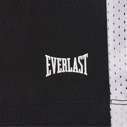 Black-White - Lifestyle - Everlast Mens BB500 Basketball Shorts