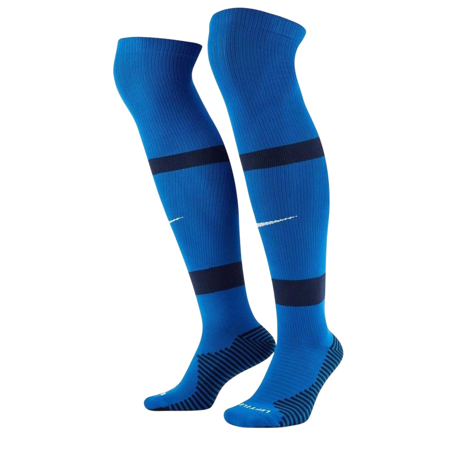 Royal Blue-Navy - Front - Nike Boys MatchFit Knee-High Football Socks