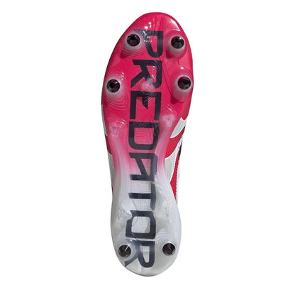 Red - Pack Shot - Adidas Childrens-Kids Predator Elite Soft Ground Football Boots