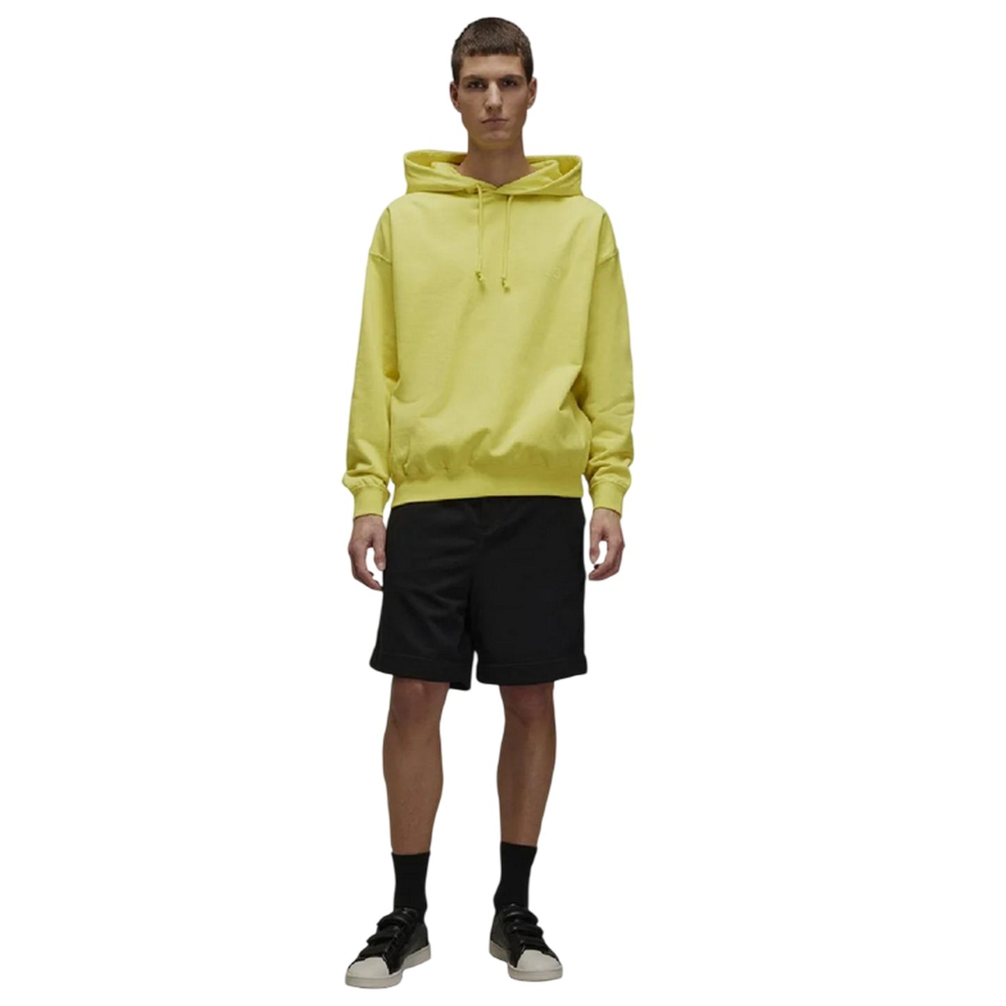 Black - Pack Shot - Y-3 Mens French Terry Tailored Shorts
