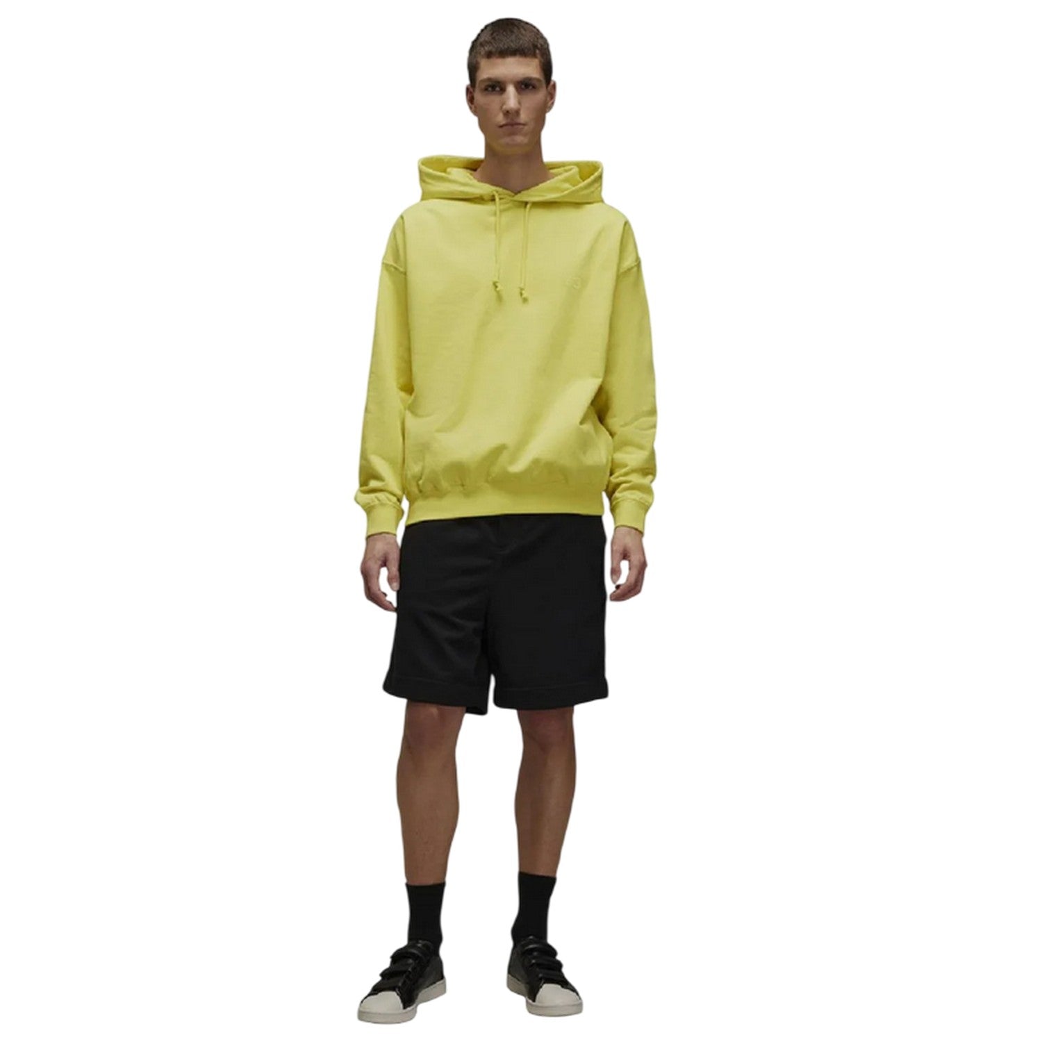 Black - Pack Shot - Y-3 Mens French Terry Tailored Shorts