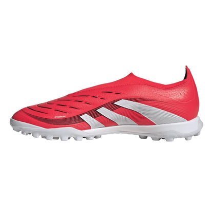Lucid Red - Side - Adidas Mens Predator League Striped Football Boots