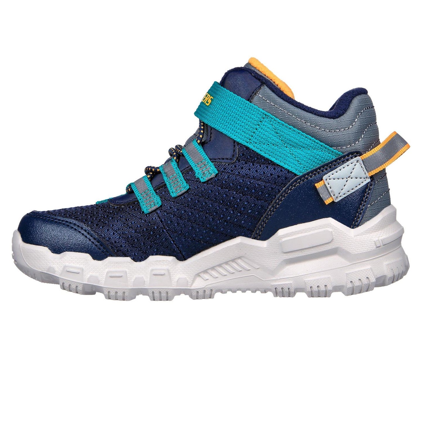 Navy-Multicoloured - Back - Skechers Childrens-Kids Adventurer Trainers