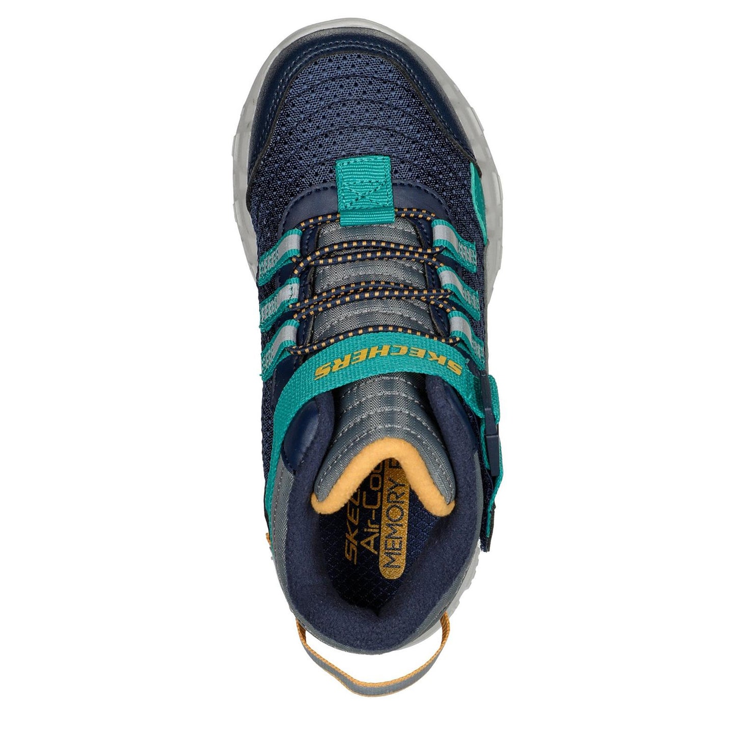 Navy-Multicoloured - Side - Skechers Childrens-Kids Adventurer Trainers