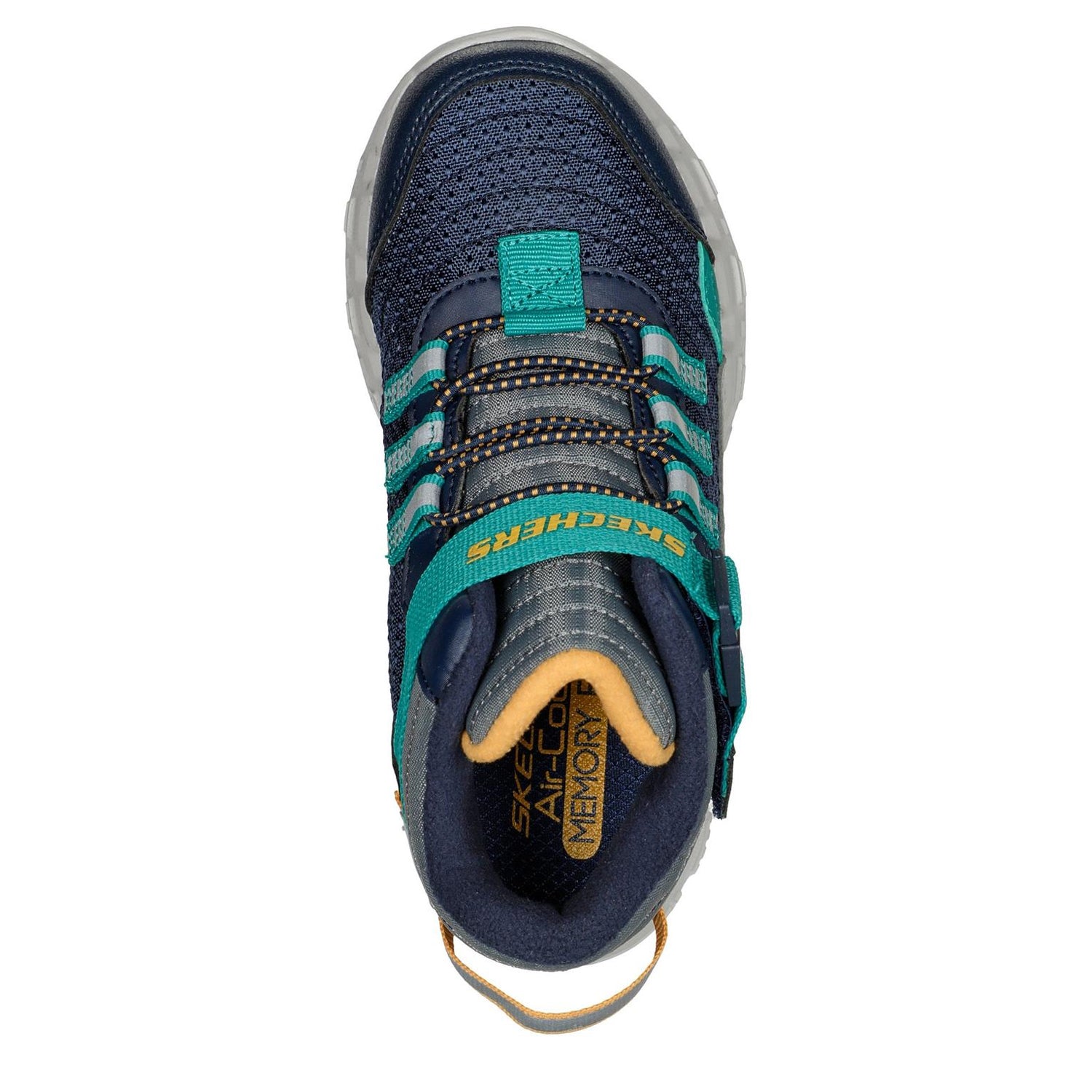 Navy-Multicoloured - Side - Skechers Childrens-Kids Adventurer Trainers