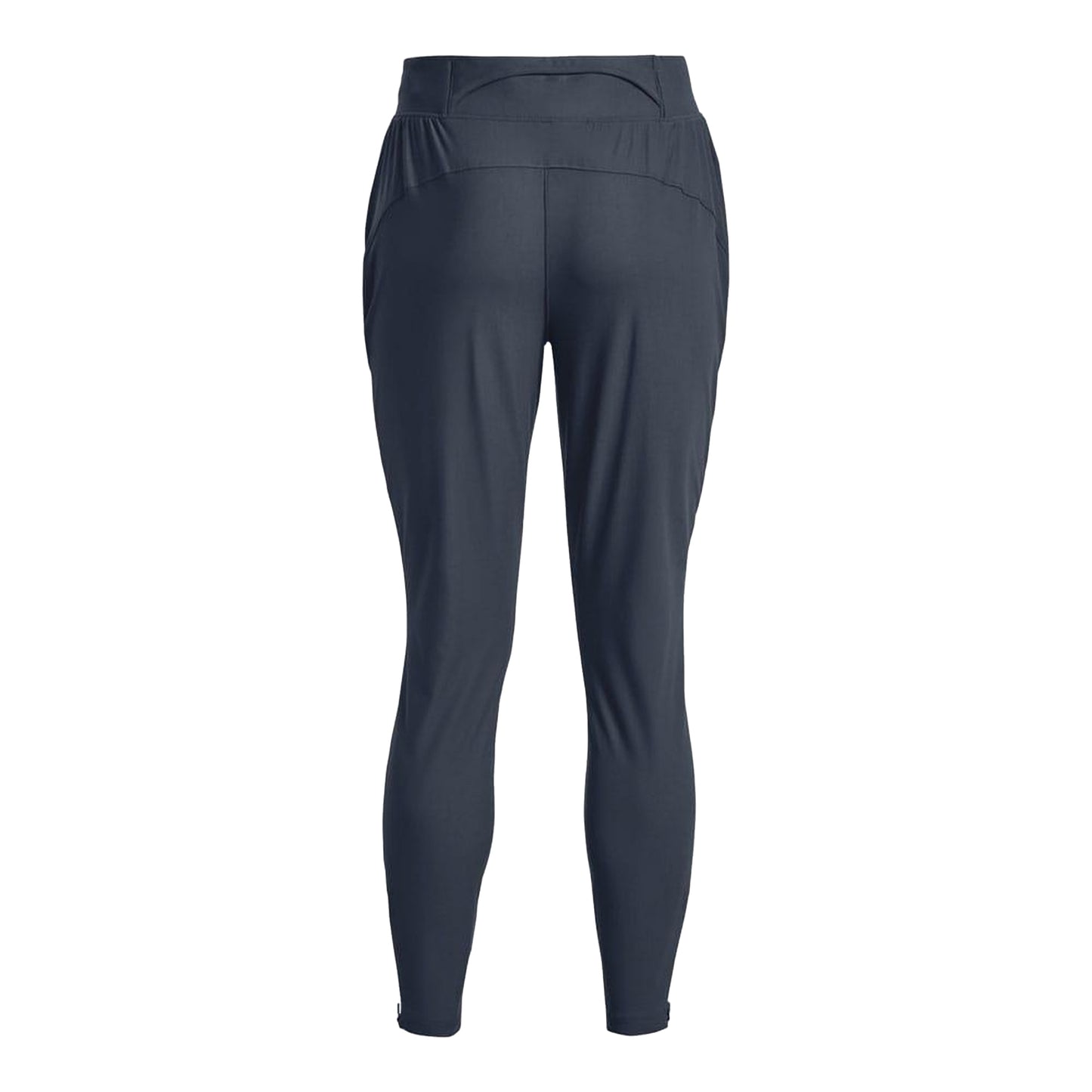 Grey - Back - Under Armour Womens-Ladies Qualifier Elite Jogging Bottoms