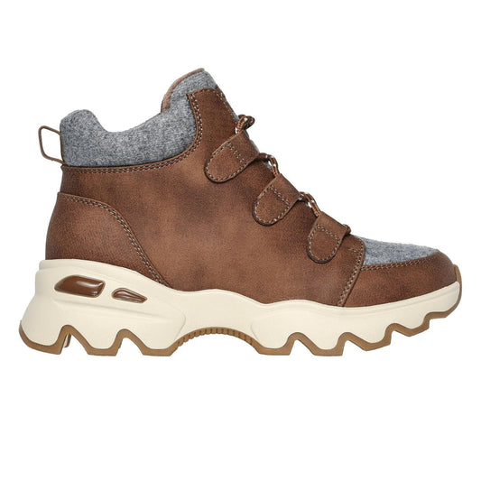 Chestnut - Front - Skechers Womens-Ladies Biglug Walking Shoes