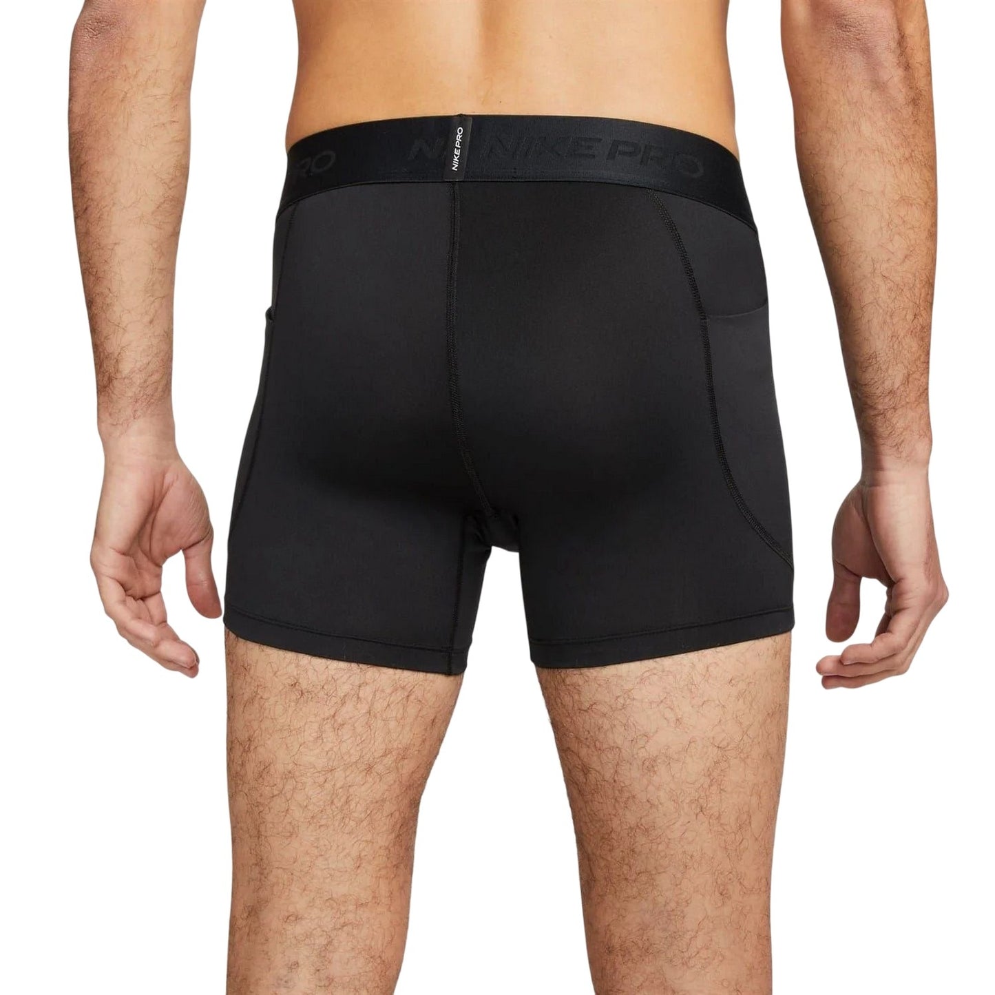 Black - Back - Nike Mens Pro Core 6 Base Layer Shorts