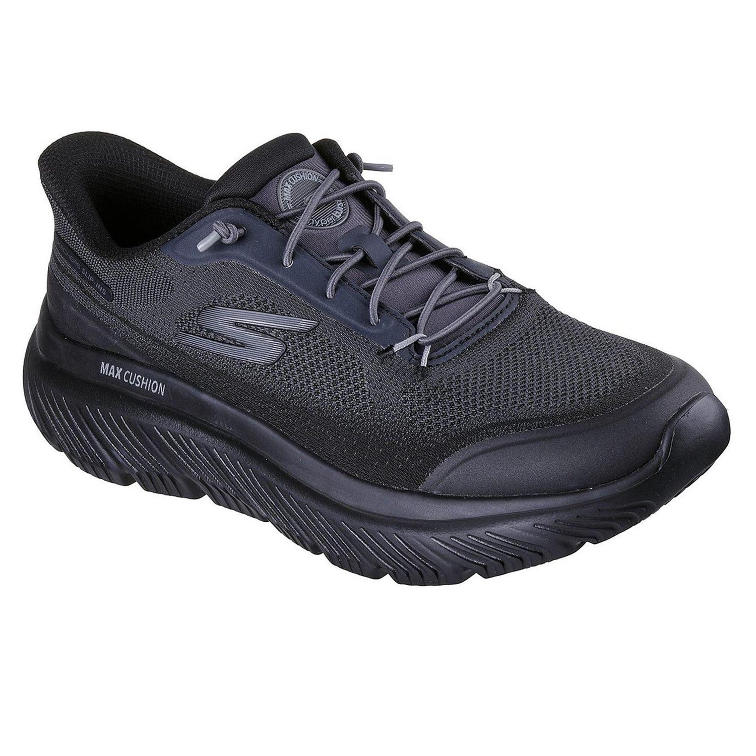 Black - Lifestyle - Skechers Mens Walk Max Slip-on Trainers