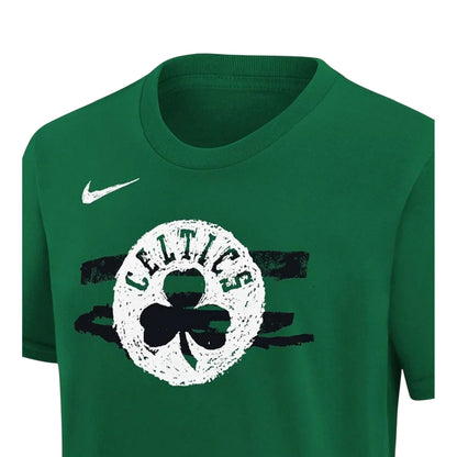 Green-White - Side - Boston Celtics Childrens-Kids T-Shirt