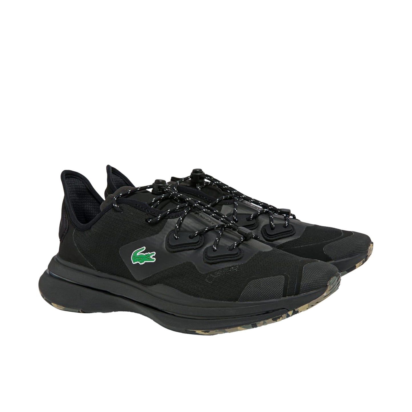 Black - Front - Lacoste Mens Run Spin Ultra Trainers