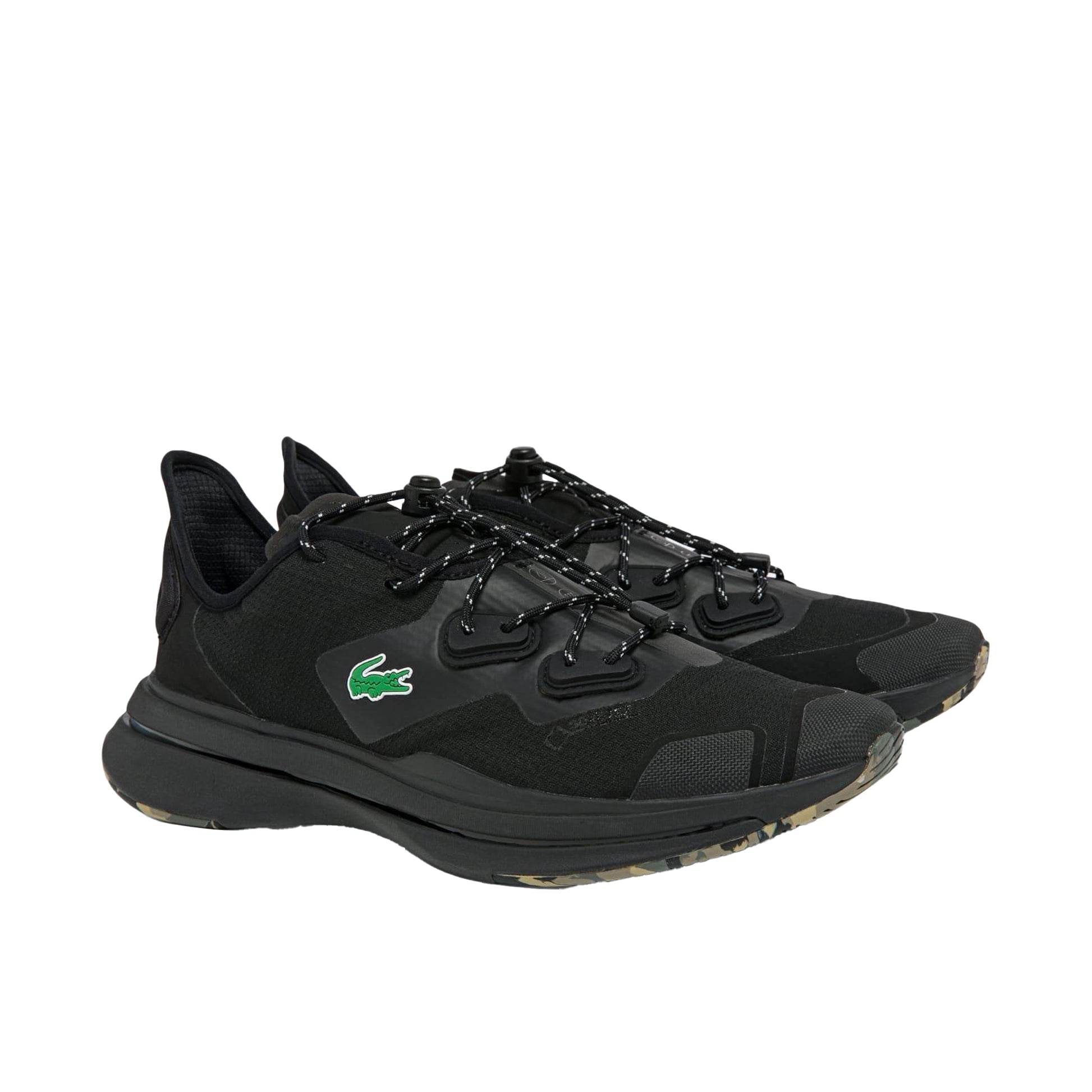 Black - Front - Lacoste Mens Run Spin Ultra Trainers