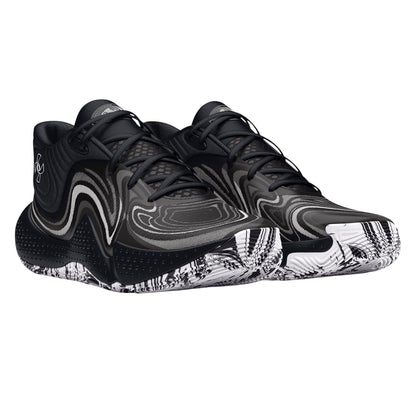 Black - Lifestyle - Under Armour Mens UA Spawn Graphic Print Basketball Shoes