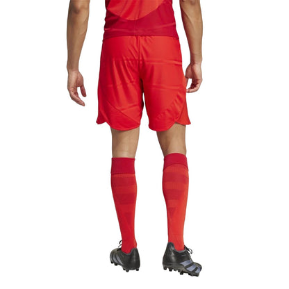 Red - Back - Adidas Mens FC Bayern Munich Football Shorts