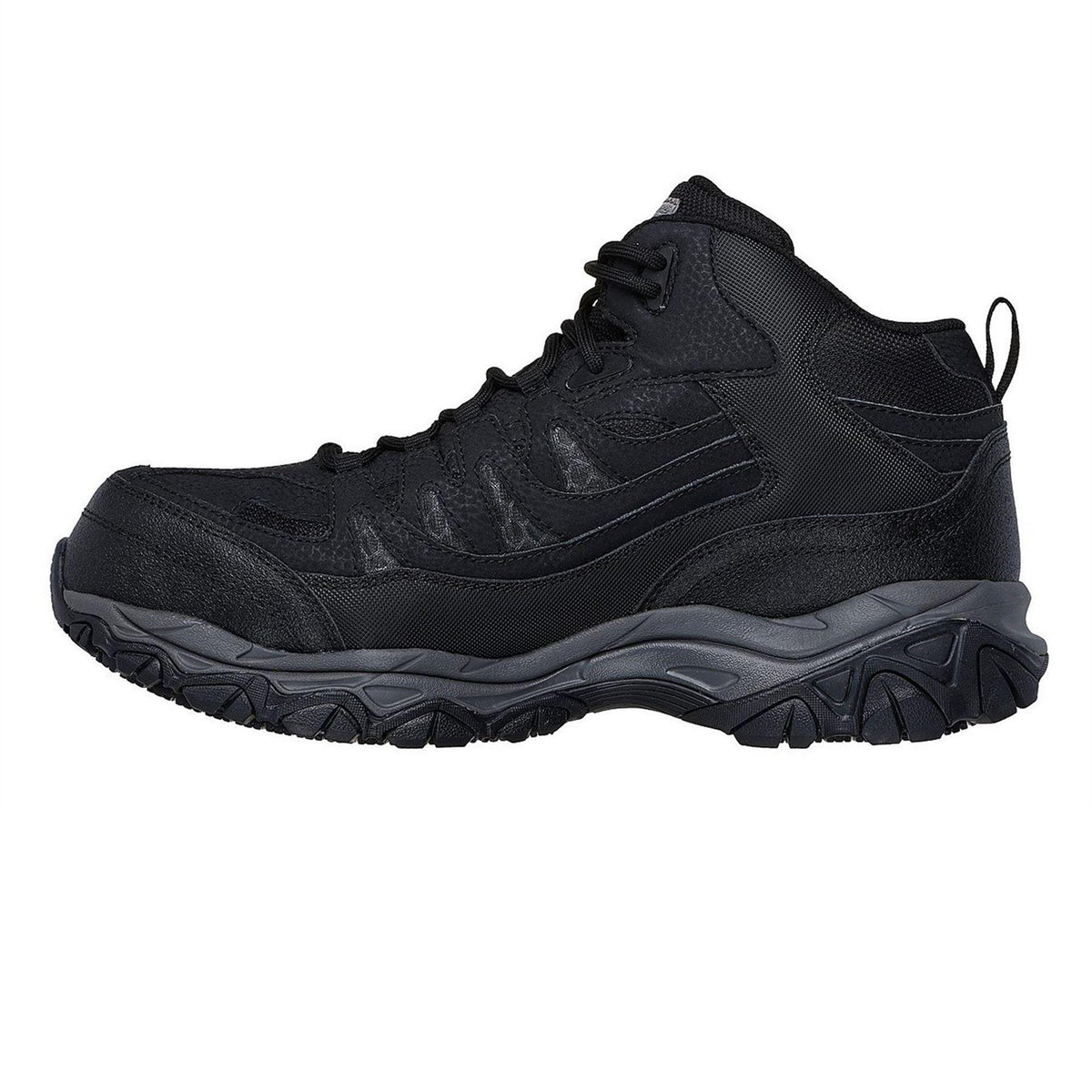 Black - Back - Skechers Mens Holdredge Waterproof Hiking Boots