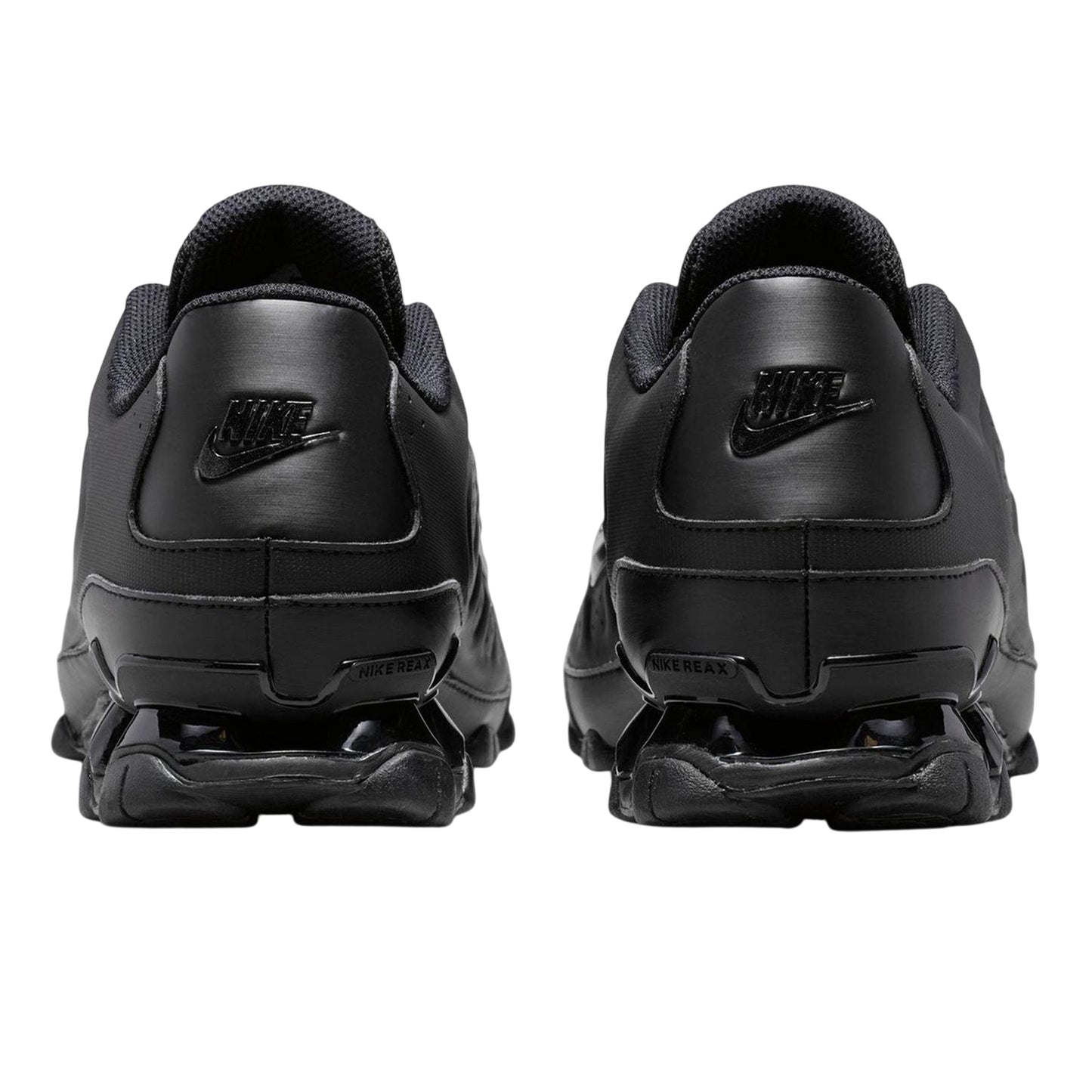 Triple Black - Back - Nike Mens Reax Swoosh Trainers