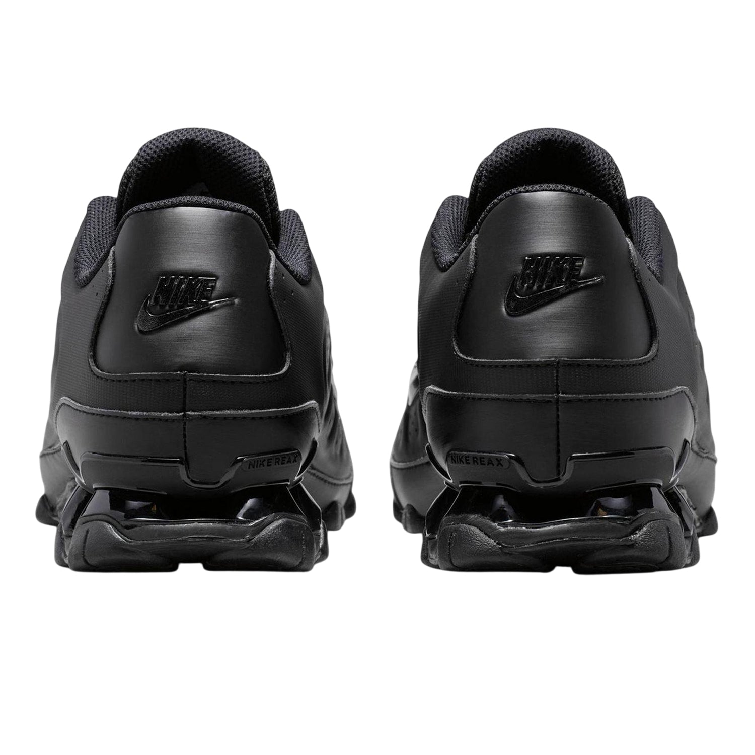 Triple Black - Back - Nike Mens Reax Swoosh Trainers