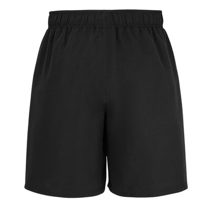 Black - Back - Slazenger Mens Logo Shorts