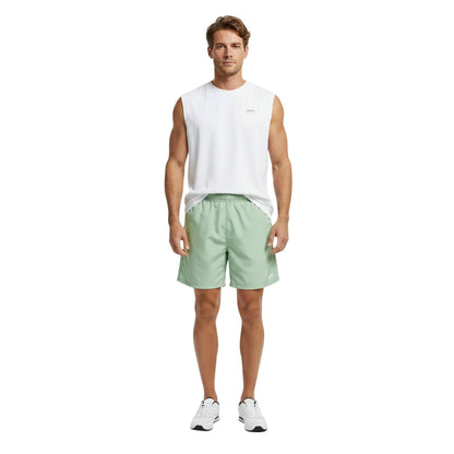 Light Green - Lifestyle - Slazenger Mens Logo Shorts