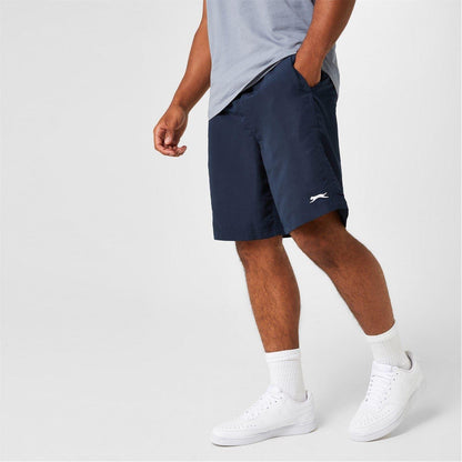 Navy - Lifestyle - Slazenger Mens Logo Shorts