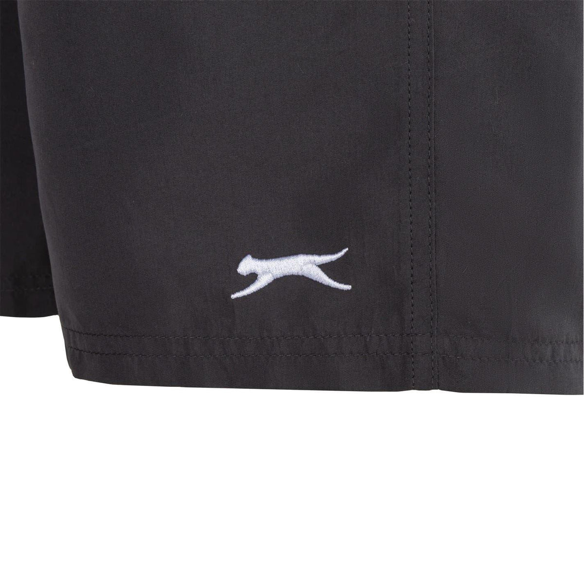 Charcoal - Pack Shot - Slazenger Mens Logo Shorts