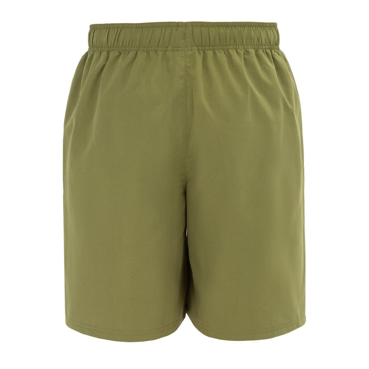 Khaki Green - Back - Slazenger Mens Logo Shorts