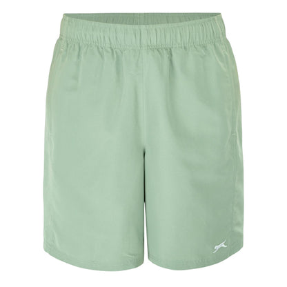 Light Green - Front - Slazenger Mens Logo Shorts