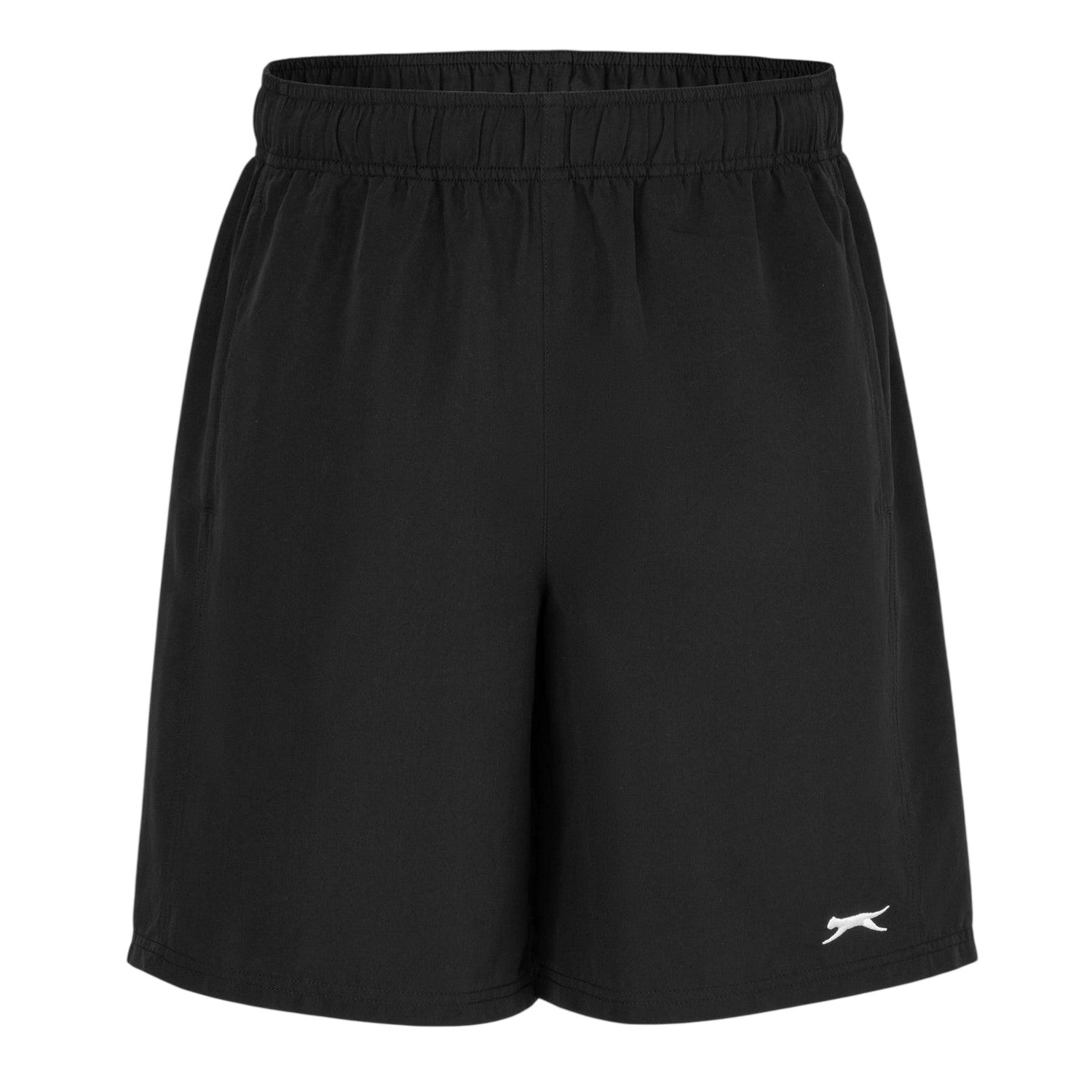 Black - Front - Slazenger Mens Logo Shorts