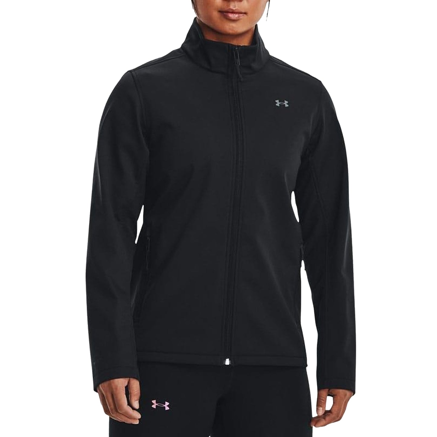 Black - Front - Under Armour Womens-Ladies Infrared Shield 2.0 Jacket