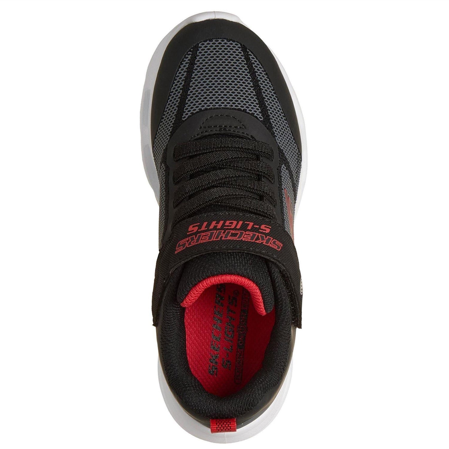 Black - Side - Skechers Childrens-Kids Erupters IV Trainers