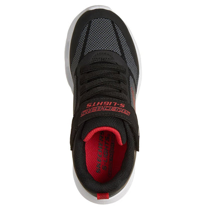 Black - Side - Skechers Childrens-Kids Erupters IV Trainers