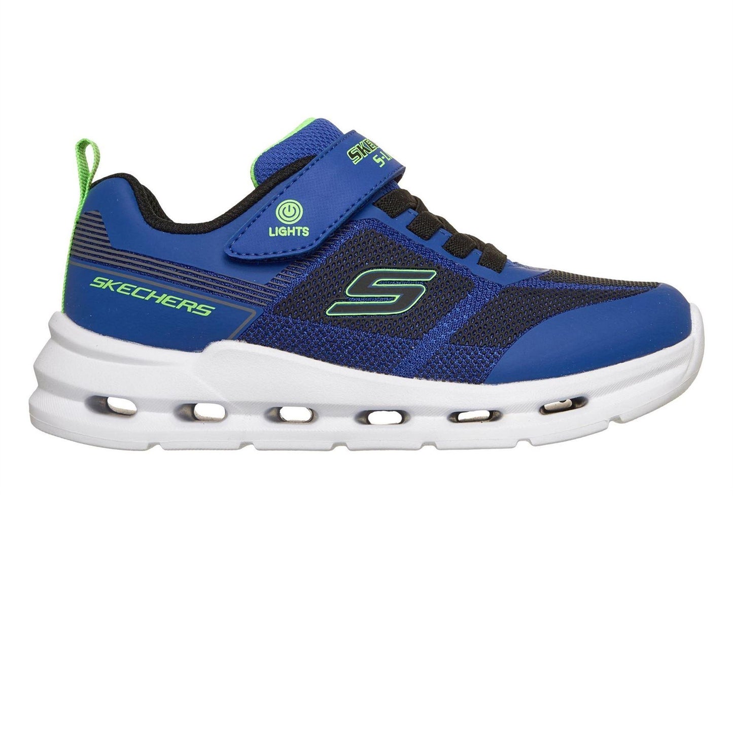 Navy - Front - Skechers Childrens-Kids Erupters IV Trainers