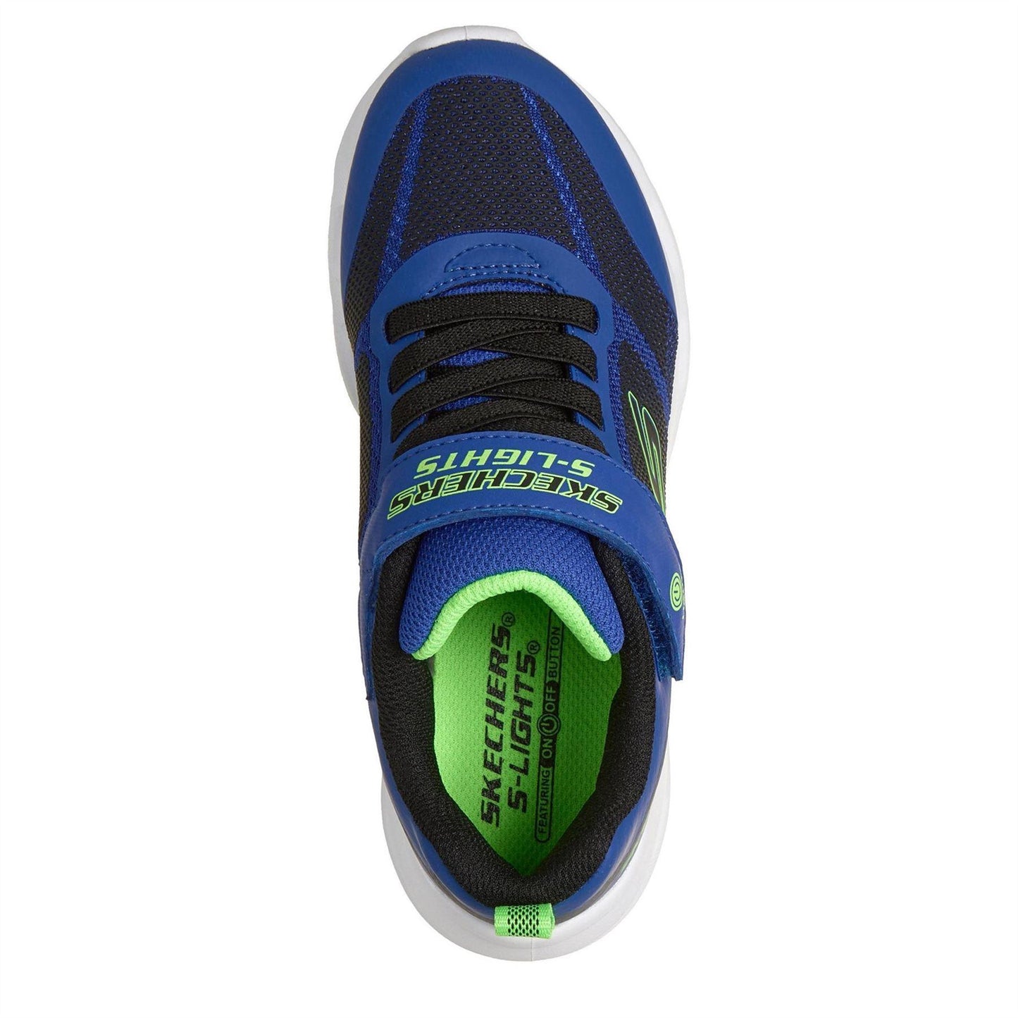 Navy - Side - Skechers Childrens-Kids Erupters IV Trainers