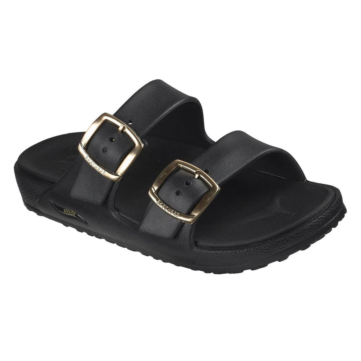 Black - Lifestyle - Skechers Womens-Ladies Arch Fit Cali Breeze 2.0 Duo Flat Sandals