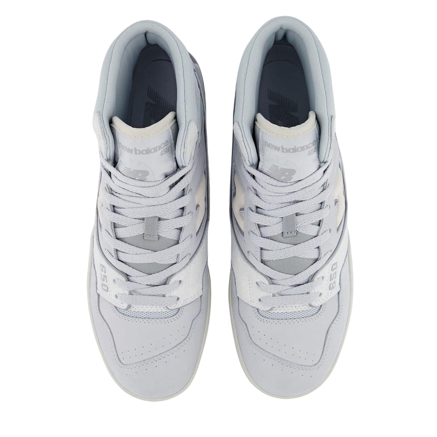Light Grey - Side - New Balance Womens-Ladies 650 Leather High Top Trainers