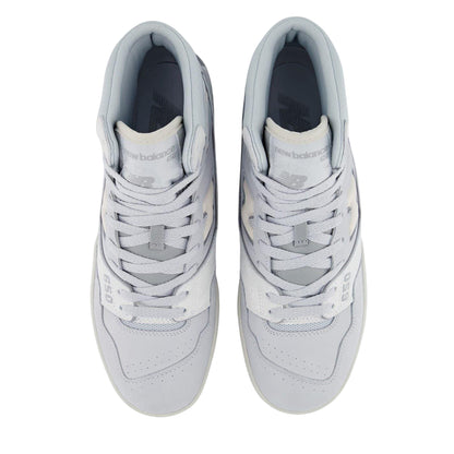 Light Grey - Side - New Balance Womens-Ladies 650 Leather High Top Trainers