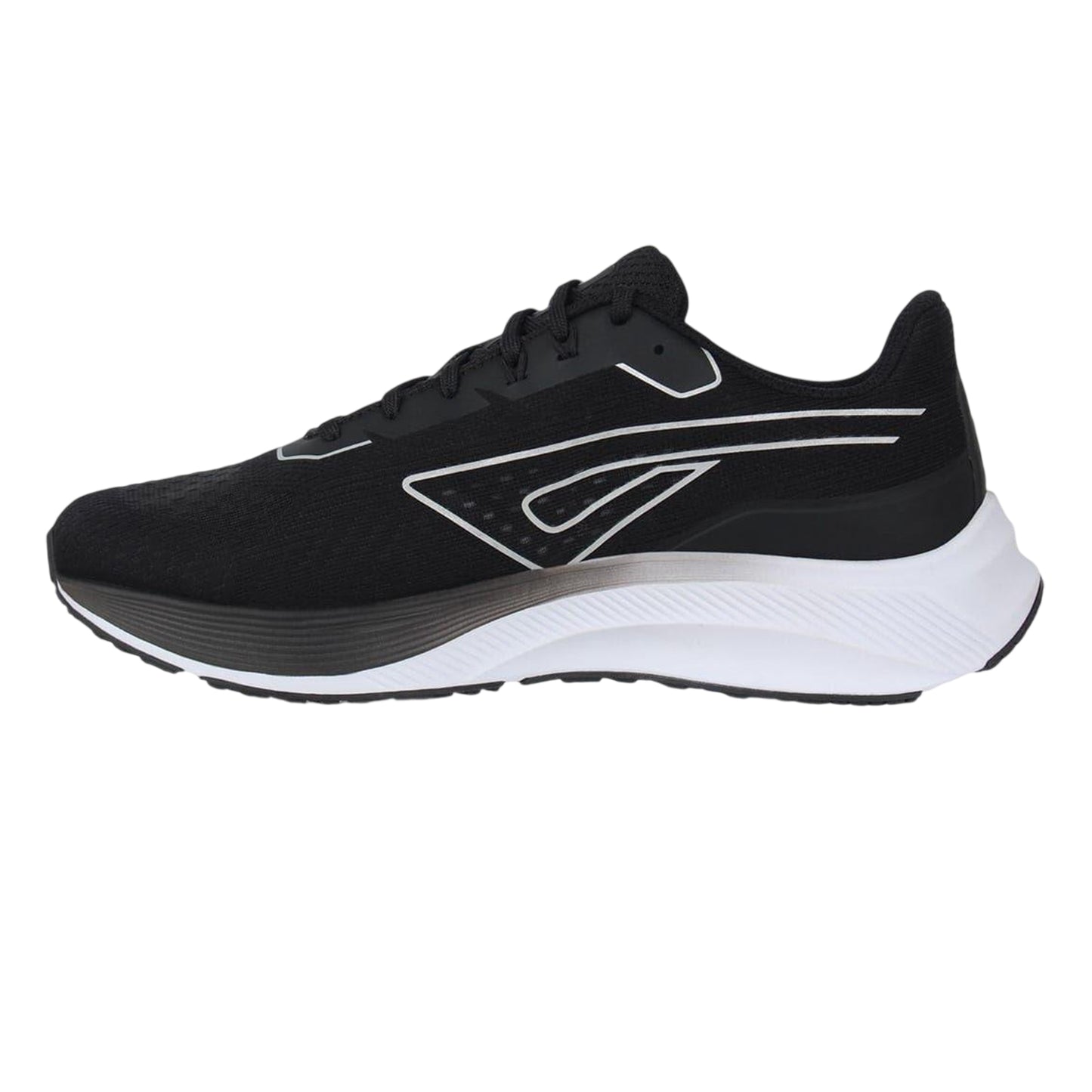Black-White - Side - Karrimor Womens-Ladies Rapid 5 Road Trainers