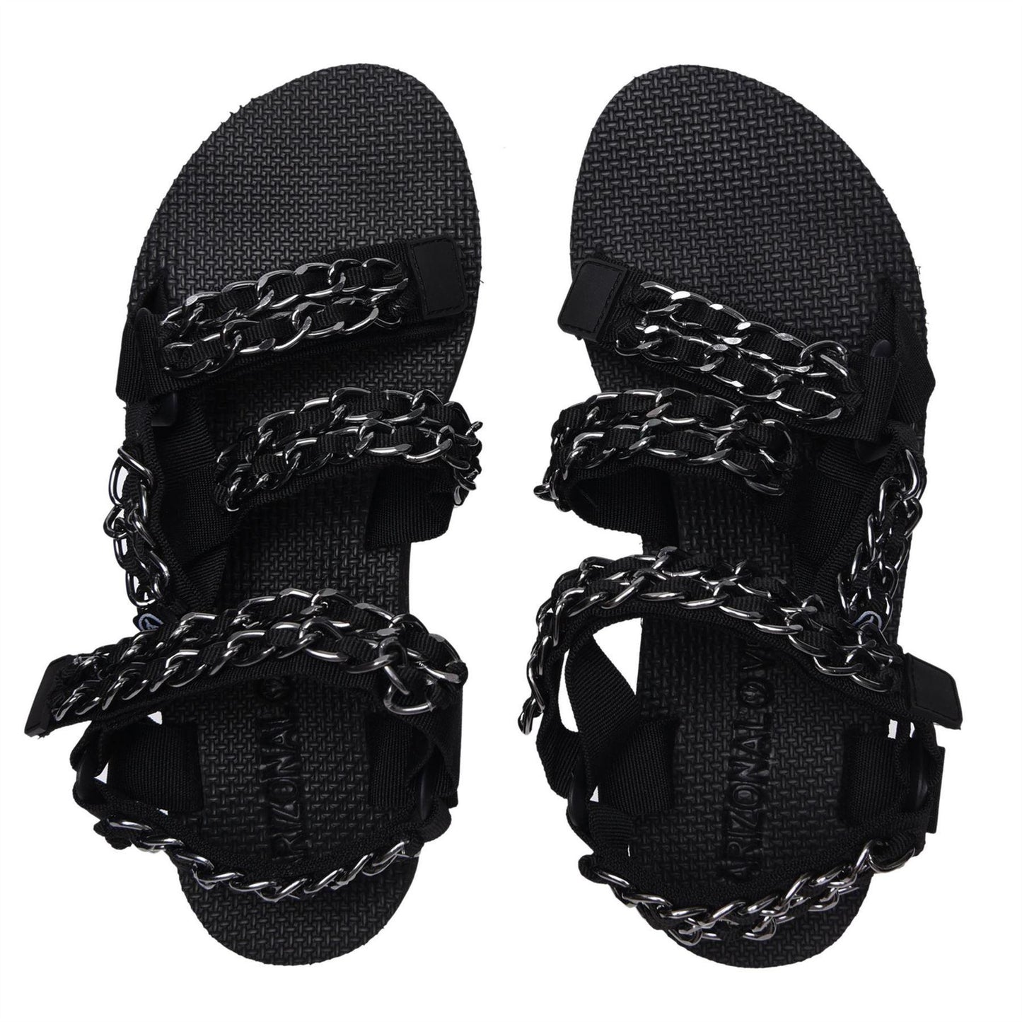 Black - Side - Melissa Womens-Ladies Toe Post Flatform Sandals