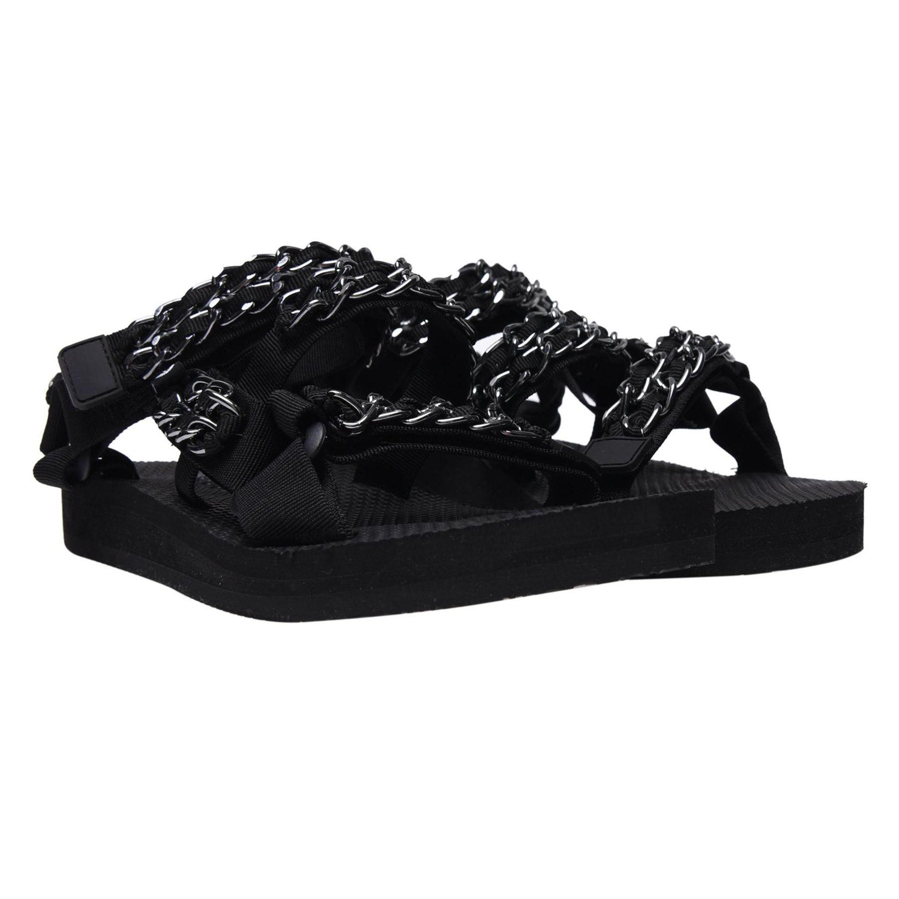 Black - Lifestyle - Melissa Womens-Ladies Toe Post Flatform Sandals