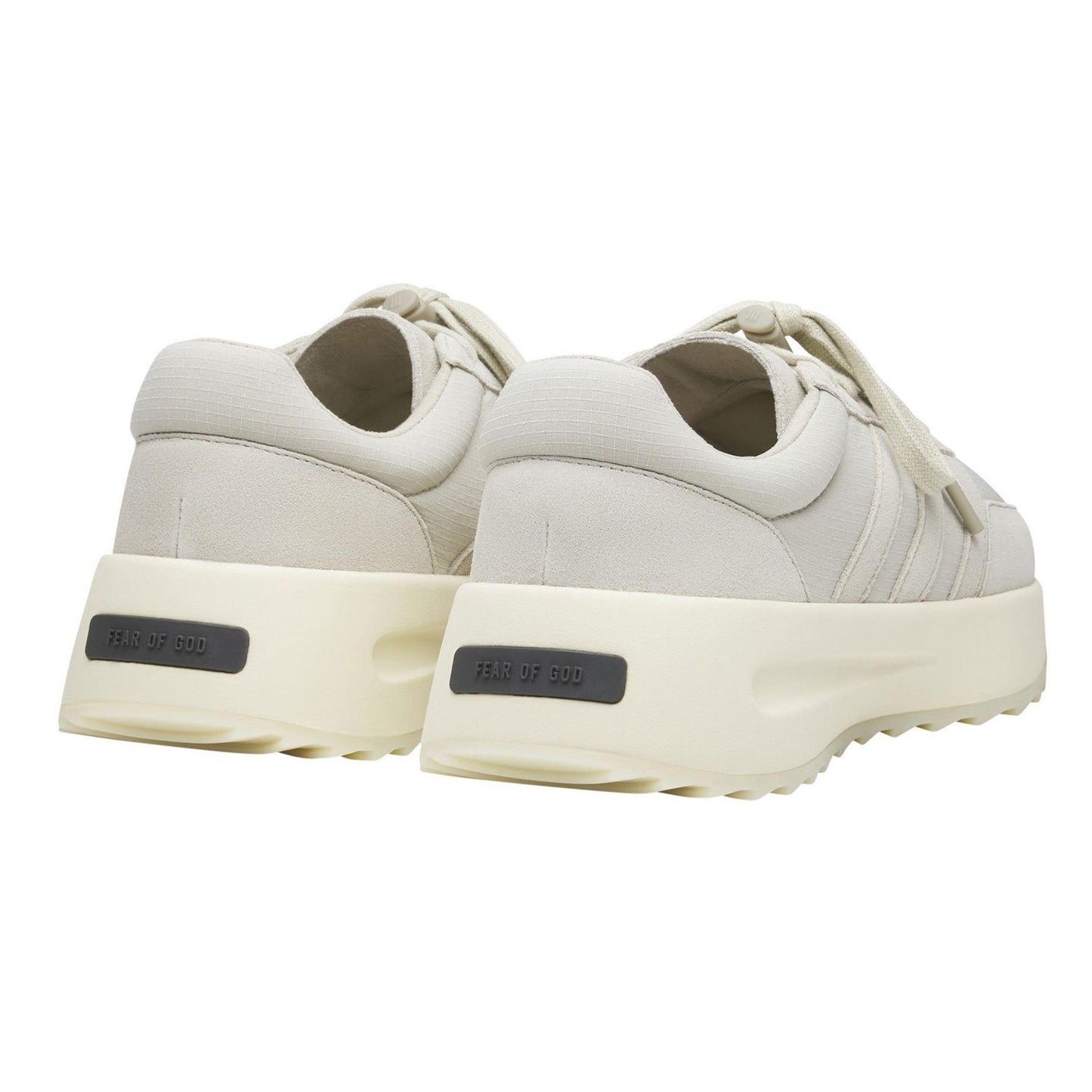 Sesame - Back - Adidas Womens-Ladies Textile Athletic Trainers