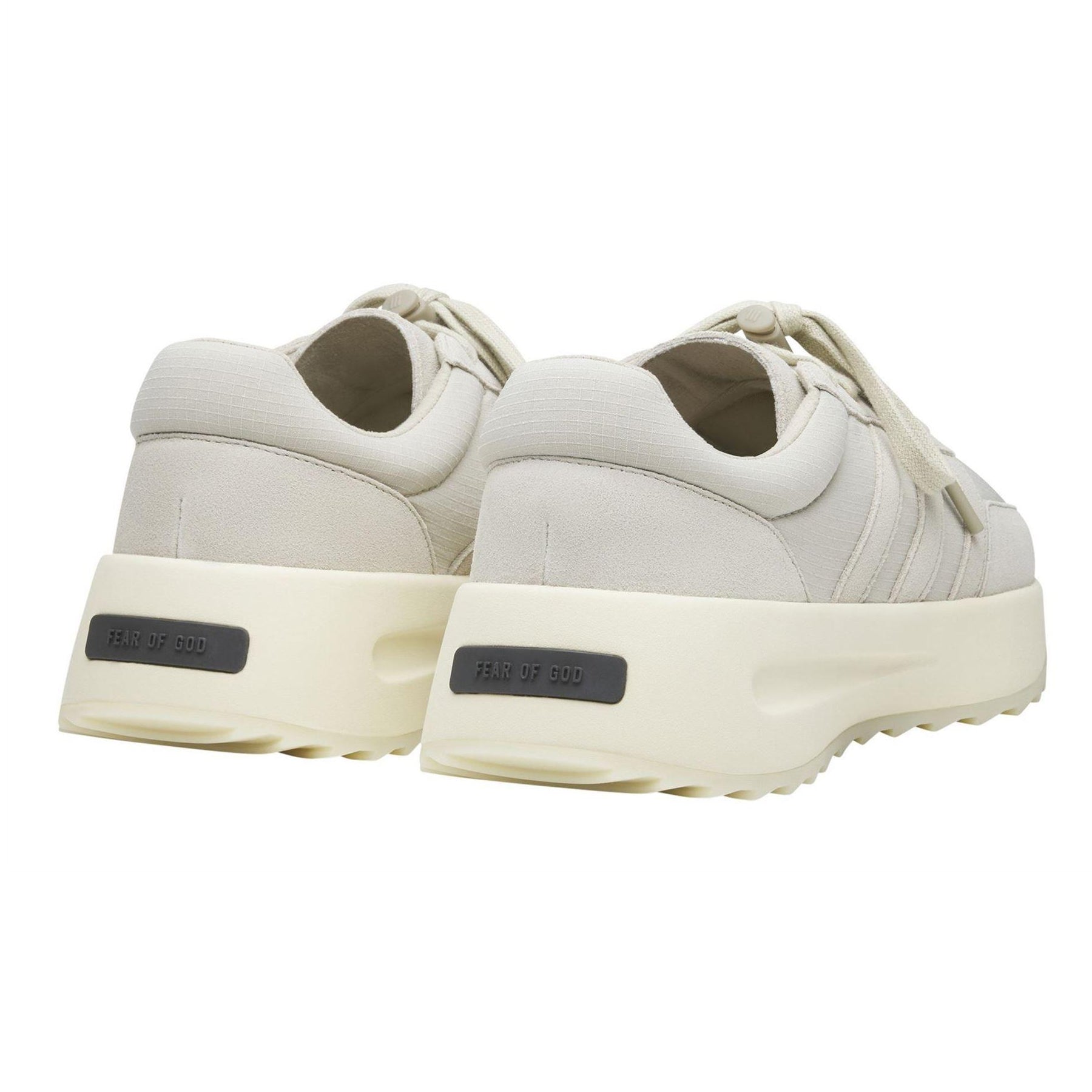 Sesame - Back - Adidas Womens-Ladies Textile Athletic Trainers