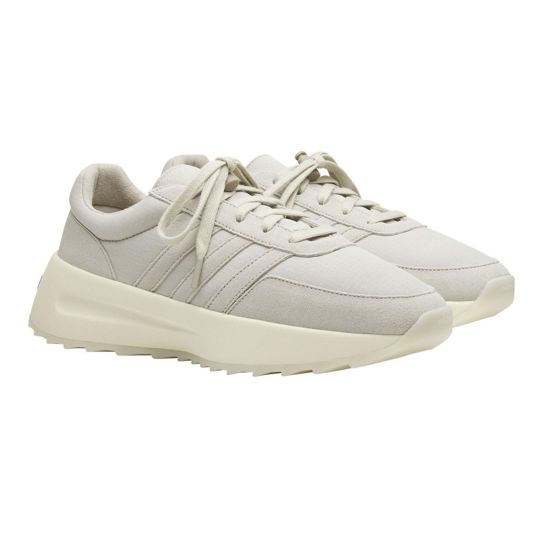 Sesame - Lifestyle - Adidas Womens-Ladies Textile Athletic Trainers