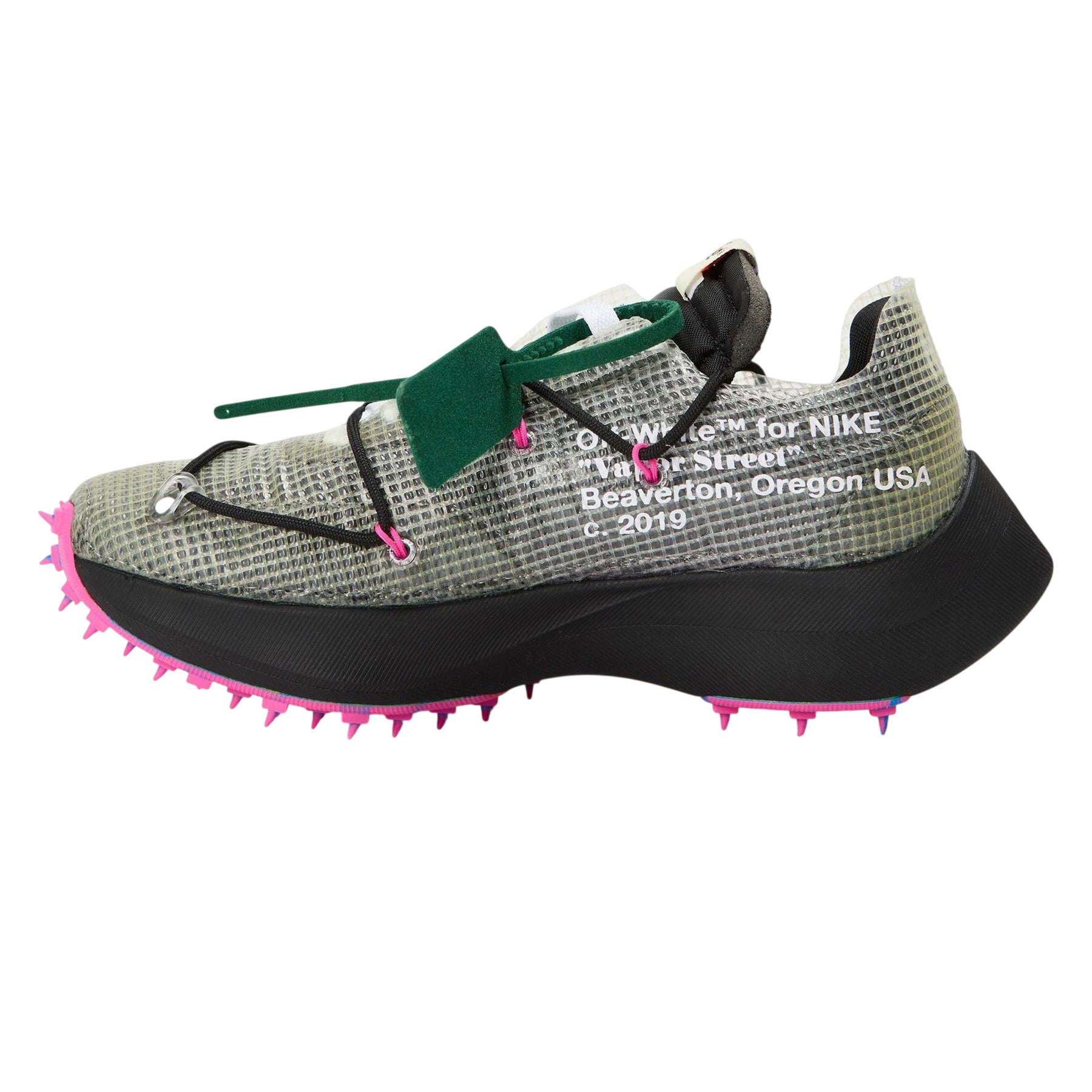 Off White - Back - Off White Womens-Ladies Nike Spikes Shoes