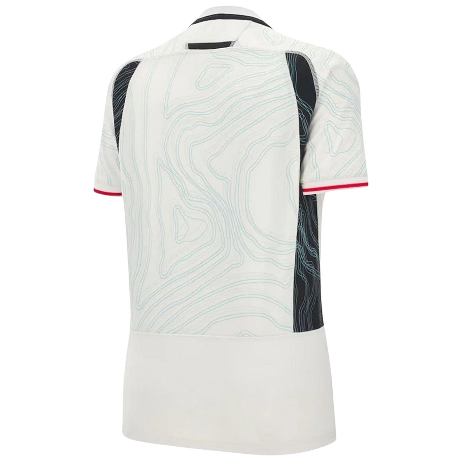 Cream - Back - Wales RU Womens-Ladies 2025 Contrast Detail Away Shirt