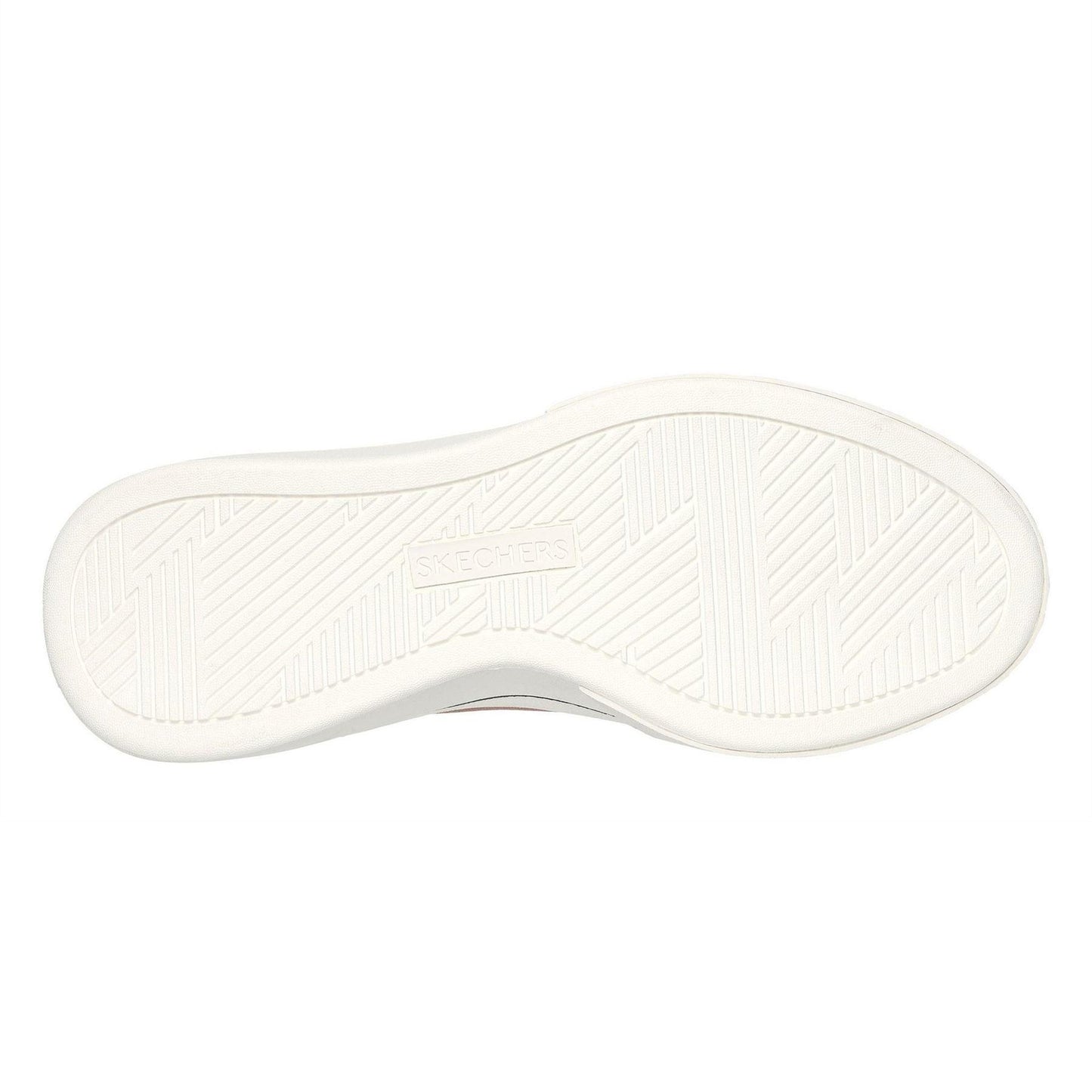 Black-White - Lifestyle - Skechers Womens-Ladies Lace Up Trainers