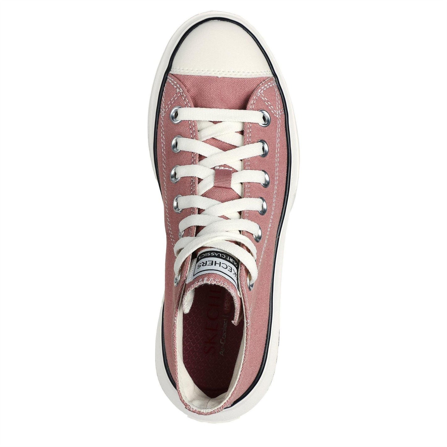 Rose - Side - Skechers Womens-Ladies Lace Up Trainers