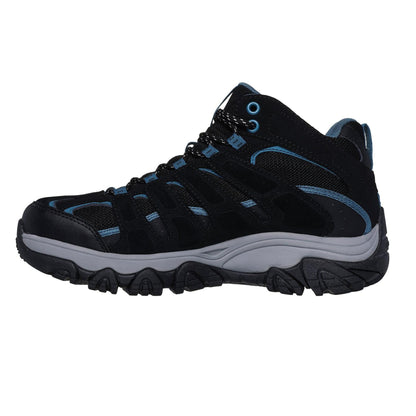 Black - Back - Skechers Womens-Ladies Adventurer Waterproof Walking Shoes