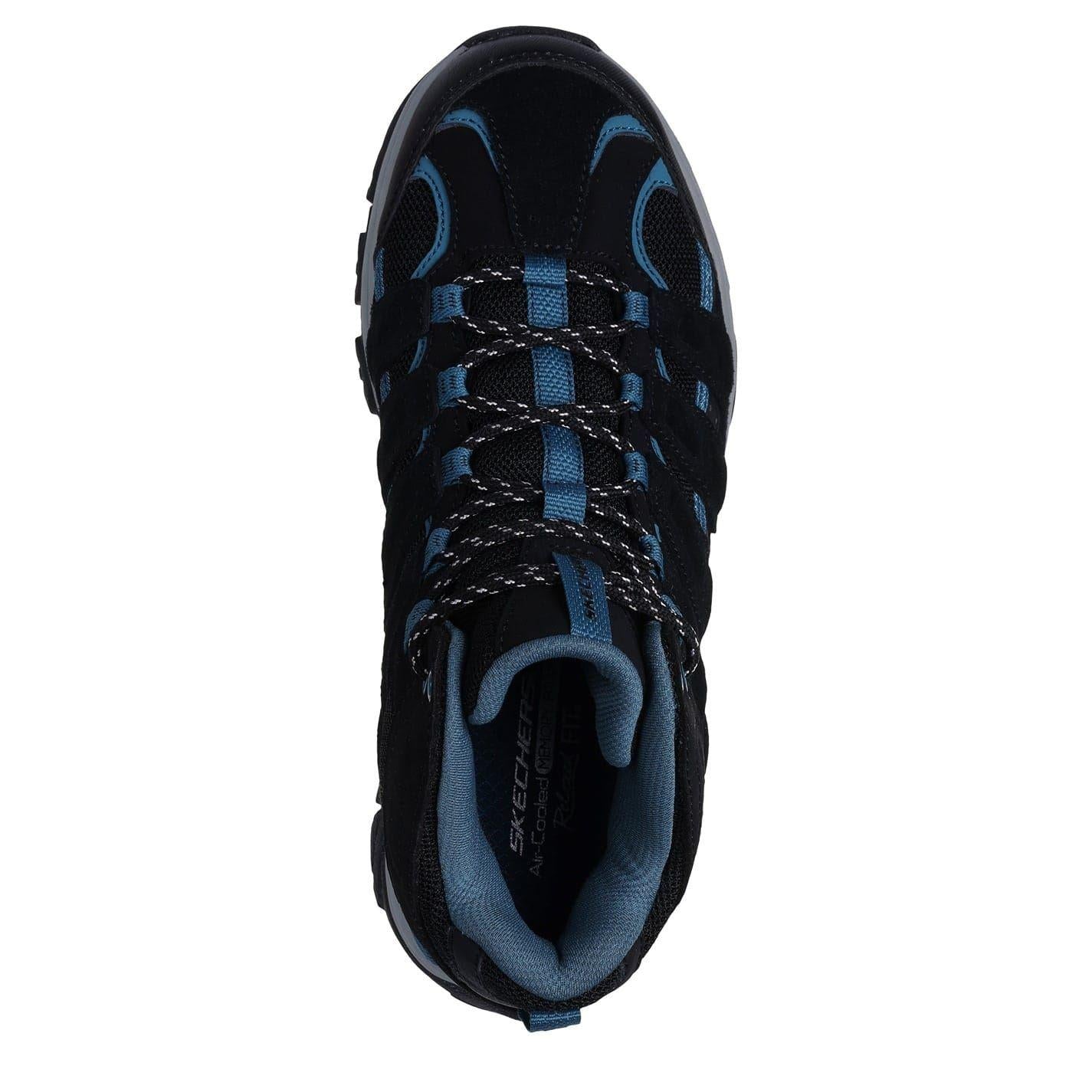 Black - Side - Skechers Womens-Ladies Adventurer Waterproof Walking Shoes