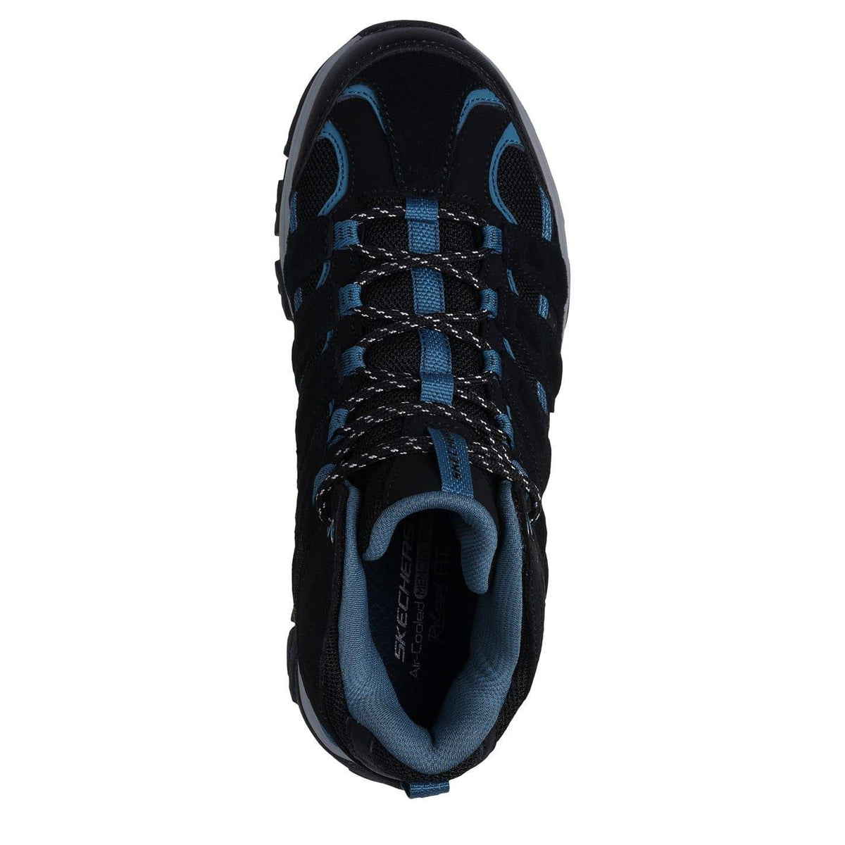 Black - Side - Skechers Womens-Ladies Adventurer Waterproof Walking Shoes